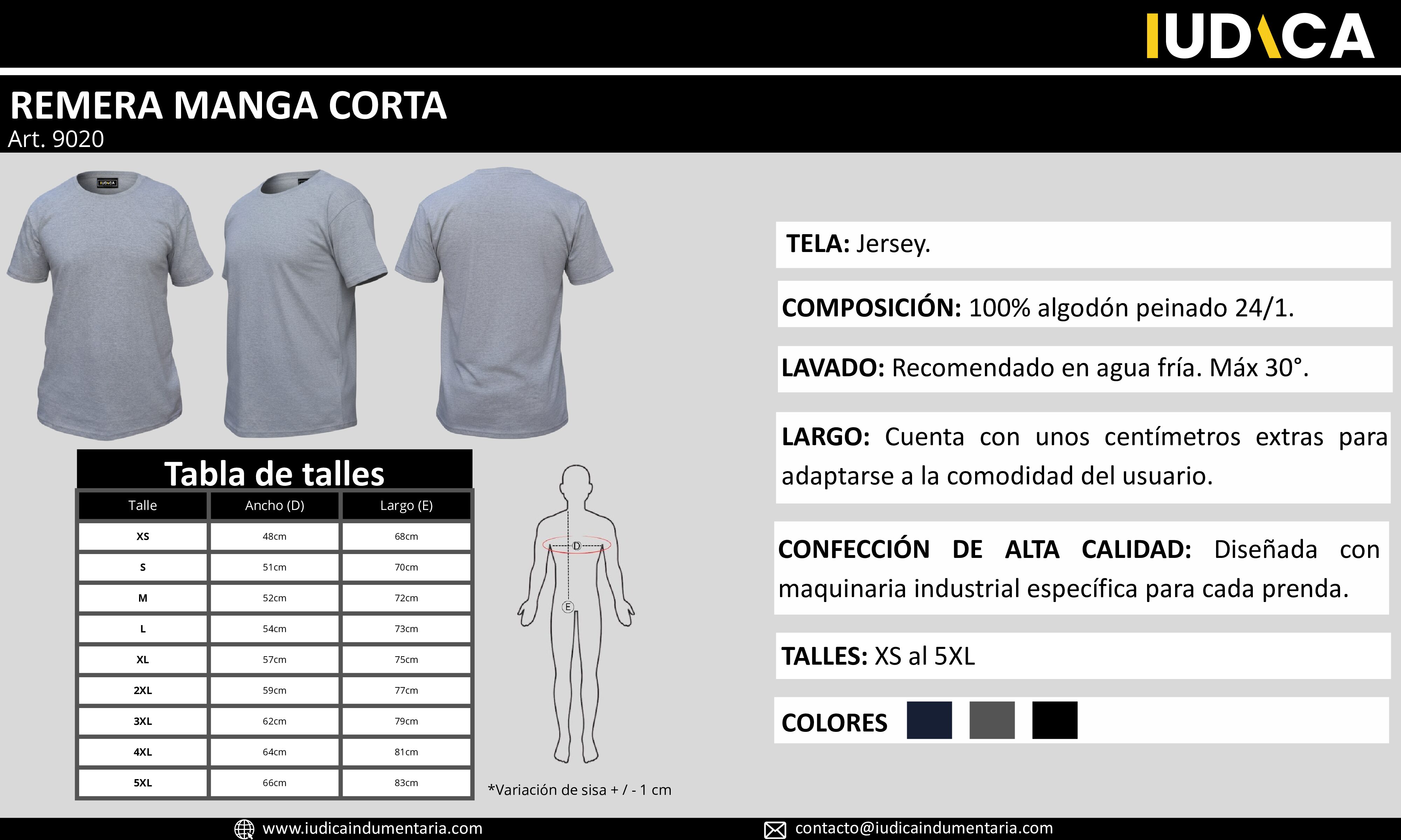 REMERA MANGA CORTA 2XL-3XL - Imagen 7