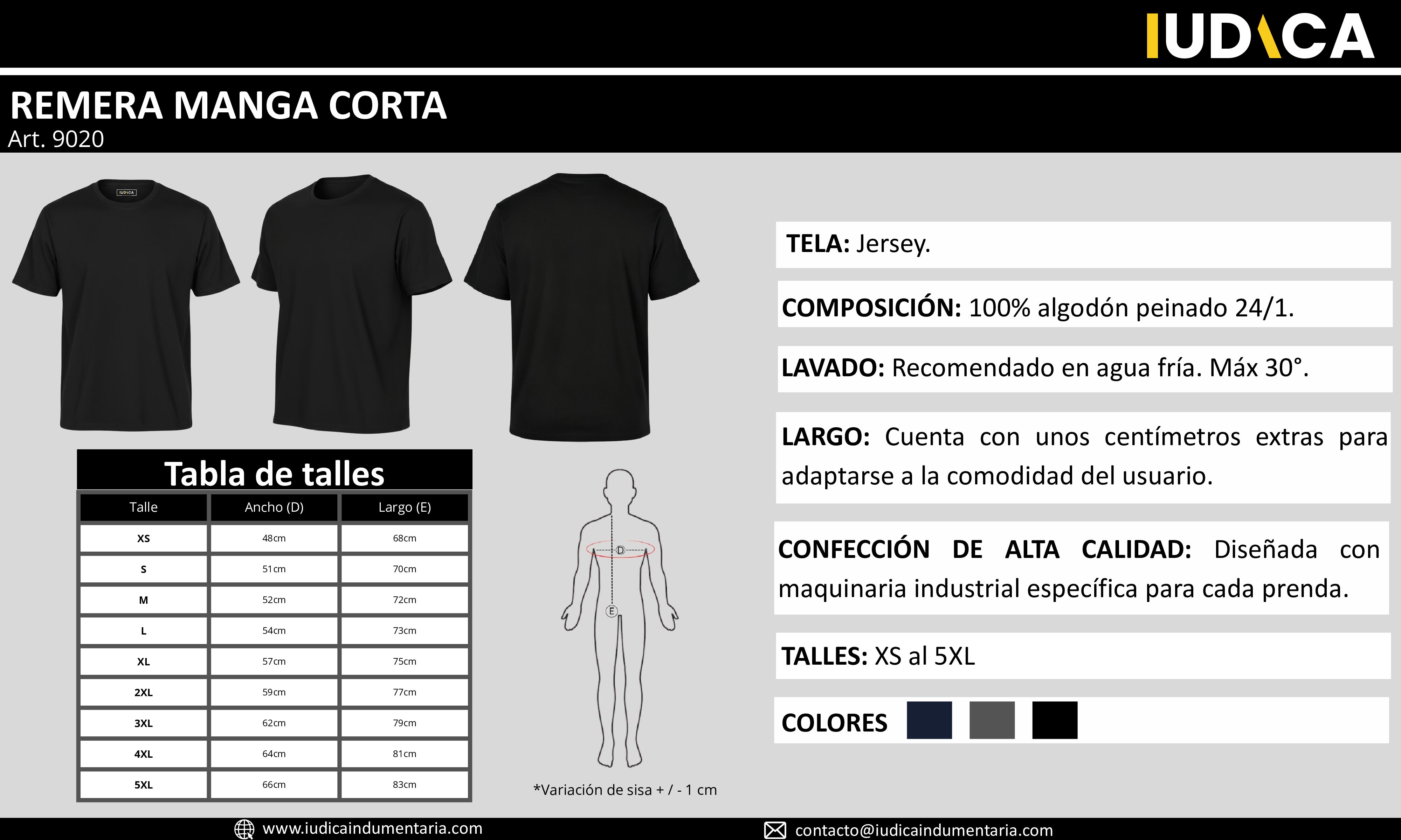 REMERA MANGA CORTA XS-XL - Imagen 7